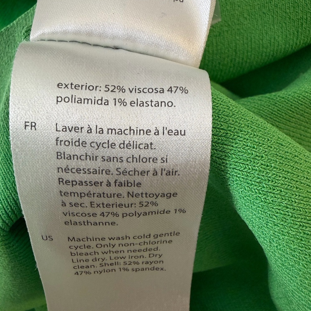 Cos Knitted Sleeveless Minimalist Top In Bright Green - Picture 6 of 7